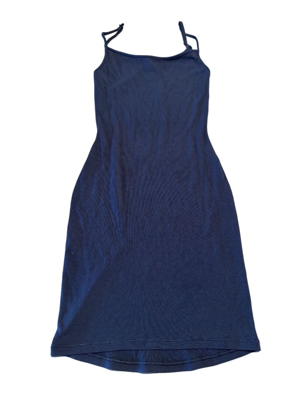 NWT Skims Smooth Lounge Graphite Scoop Neck Mini Dress Women's Size X-Small XS